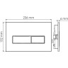 Система инсталляции для унитазов WASSERKRAFT VILS 56TLT.010.ME.MB03