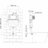 Встраиваемый смывной бачок WASSERKRAFT ALLER 10TLT.031.ME.WH01